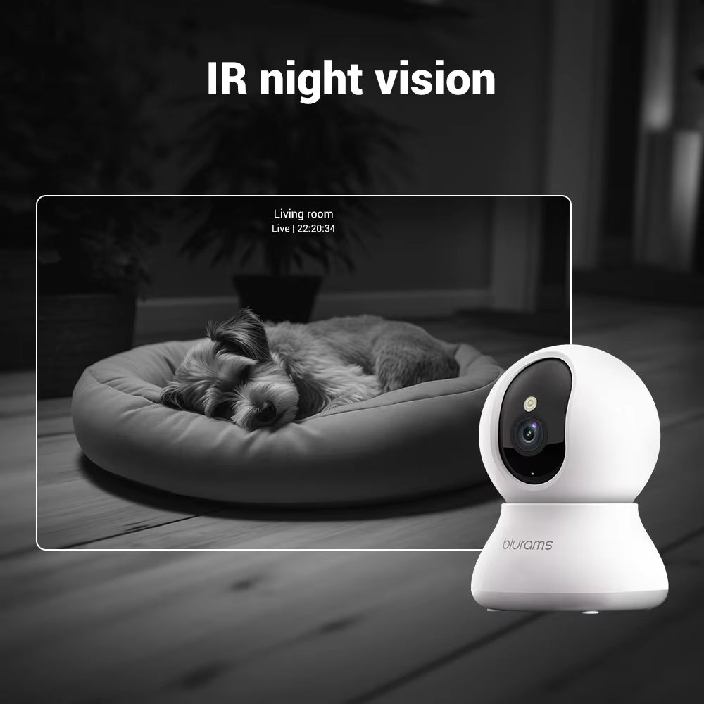 2 Pcs Indoor Security Camera 2K, Home Security Camera for Dog/Elder, Security Camera with One-Touch Call Update A31S-2Pc