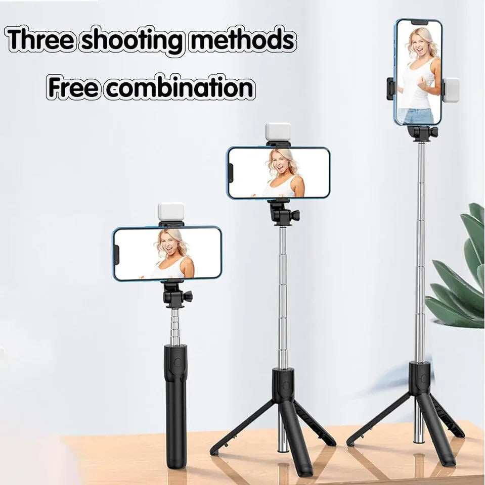 US Selfie Stick Tripod Remote Desktop Stand Phone Holder Iphone 16 X Samsung LOT