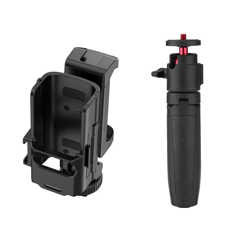 Camera Holder Teleprompter for  OSMO Pocket 3 Tripod Phone Stand Expansion Bracket Fill Light 1/4 Gimbal for  Accessories