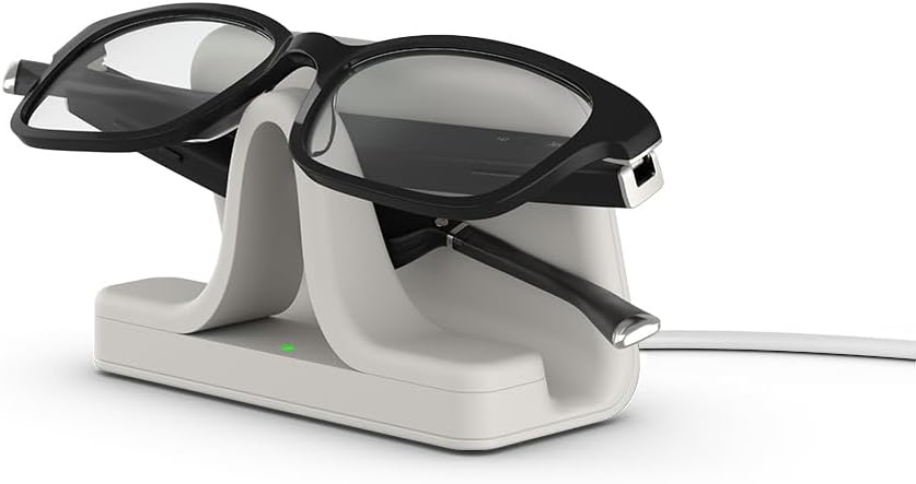 Echo Frames, an Alexa Device (Newest Model), Smart Glasses with Alexa, Rectangle Frames in Classic Black with Blue Light Filtering Lenses