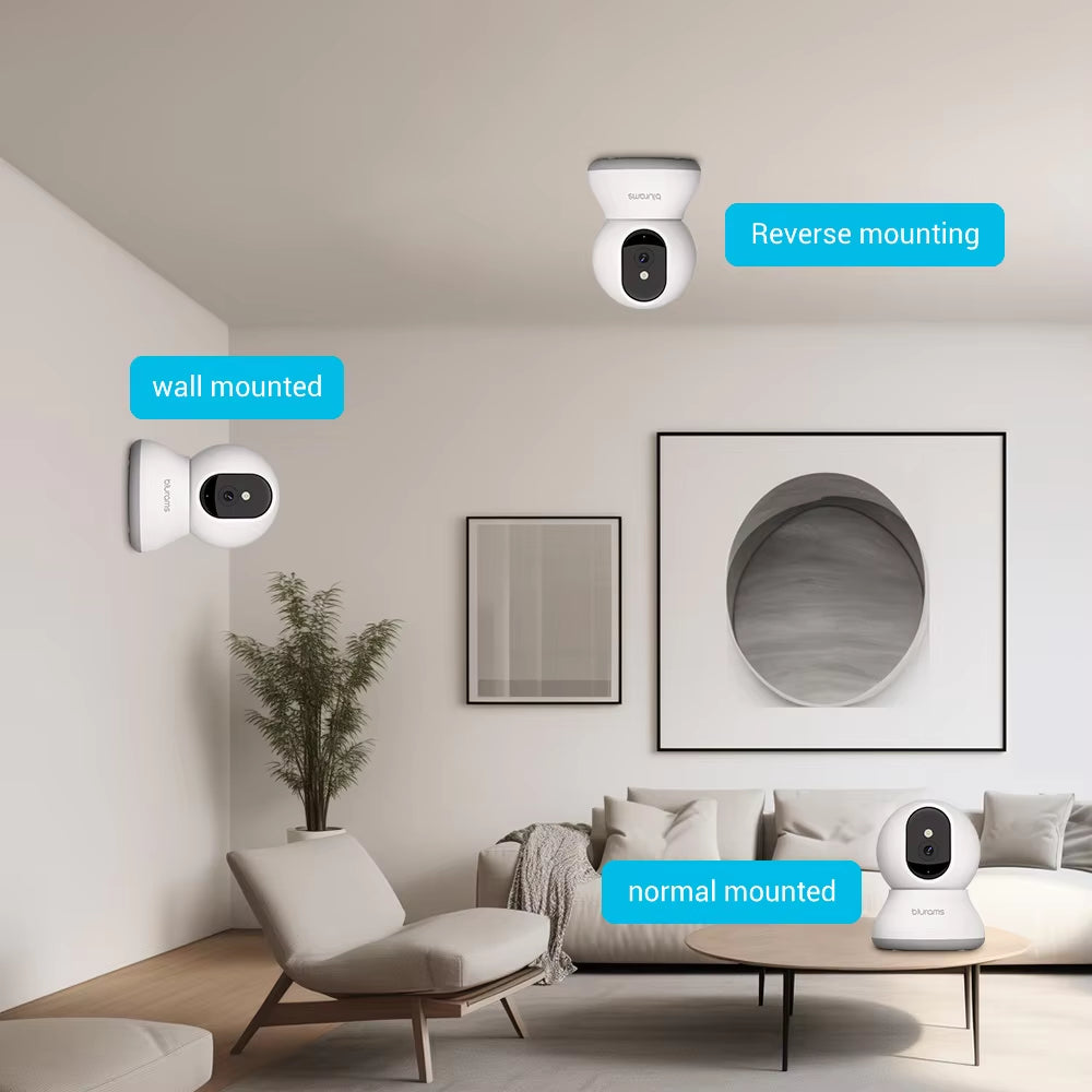 2 Pcs  Indoor Security Camera 2K, Home Security Camera for Dog/Elder, Security Camera with One-Touch Call Update A31S-2Pc