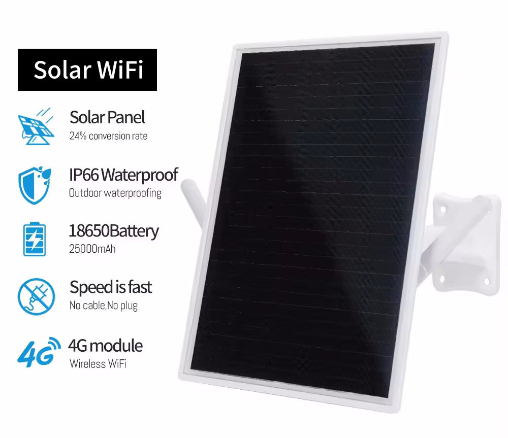 15W 25000Mah 4G Solar Router;4G Router Solar Powered All in One;Wifi Repeater;Ip66 Waterproof；Ultra Long Standby 7 Days